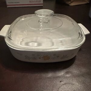 Corningware floral bouquet